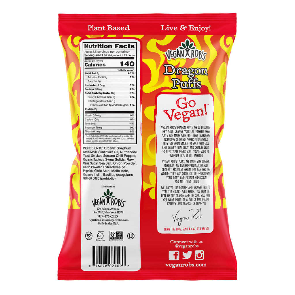 VEGNROB PRBIO DRAGON PUF ( 12 X 3.5 OZ   )
